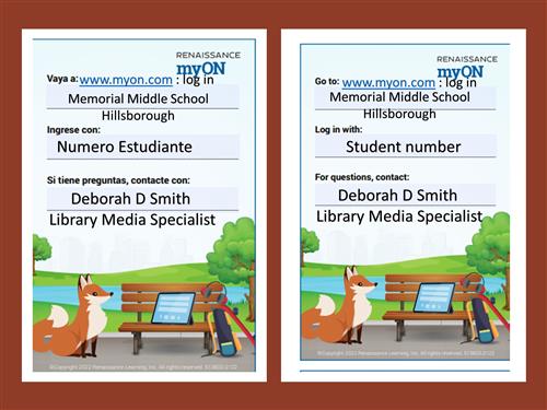 student log in info